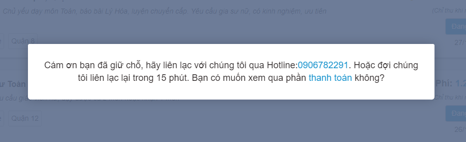 quy chế hoạt động giữ chỗ