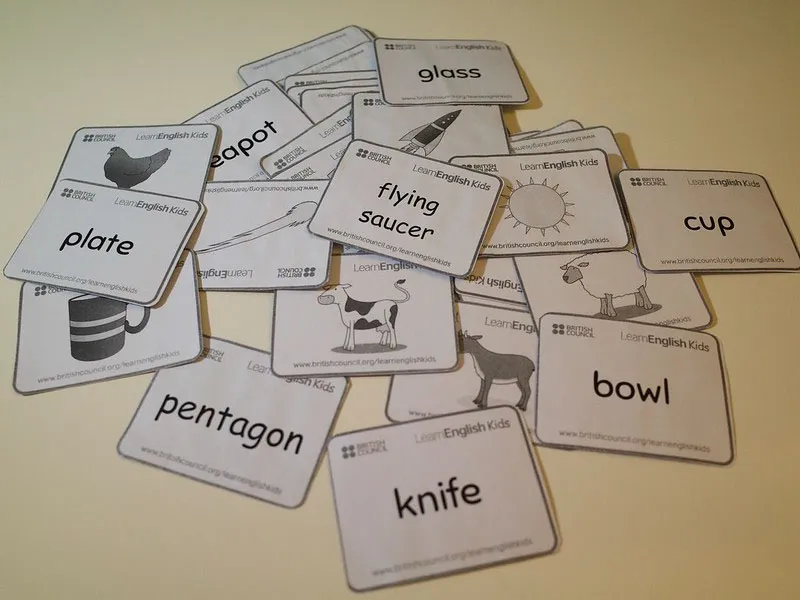 Cho bé học tiếng anh qua flashcard
