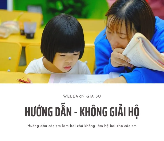 Hướng dẫn trẻ làm bài