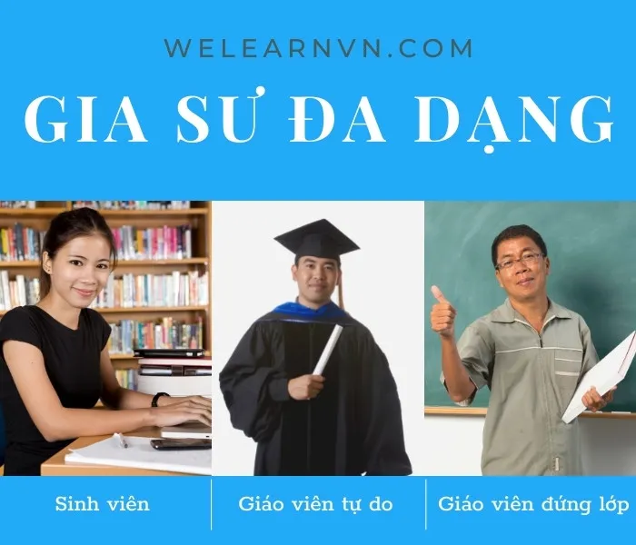 gia sư đa dạng