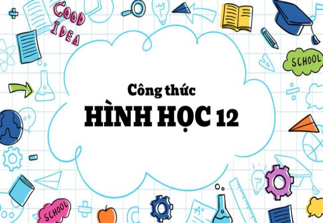 Cong Thuc Hinh Hoc 12