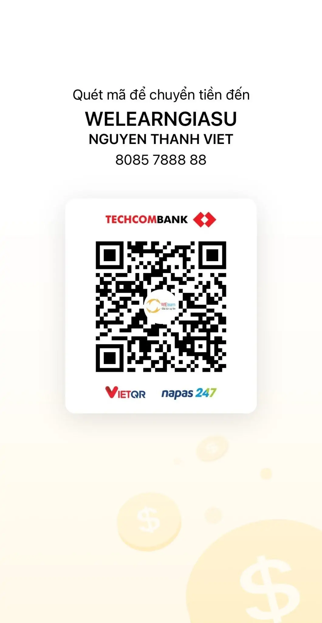 Ma Qr Tai Khoan Ngan Hang Techcombank