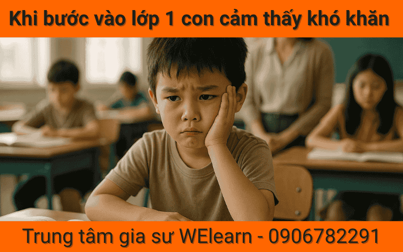 Khi Bước Vào Lớp 1 Con Cảm Thấy Khó Khăn