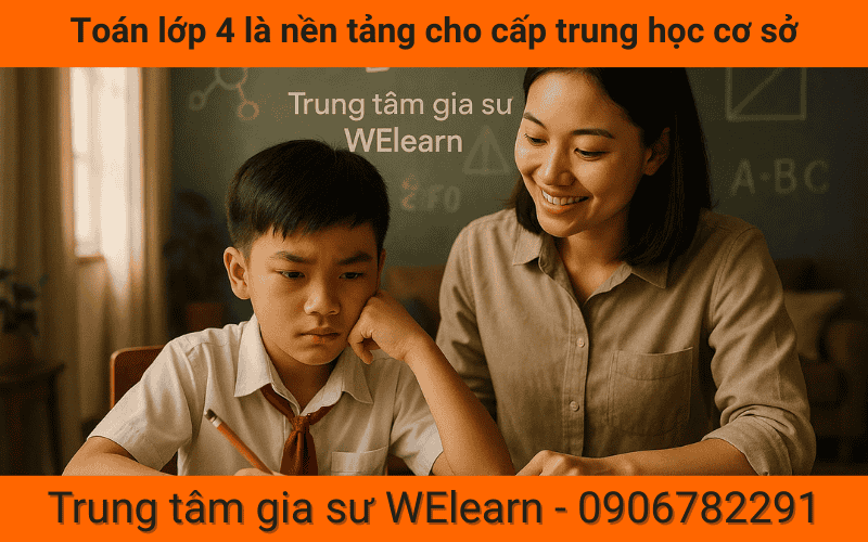 Toán lớp 4 là nền tảng cho cấp trung học cơ sở