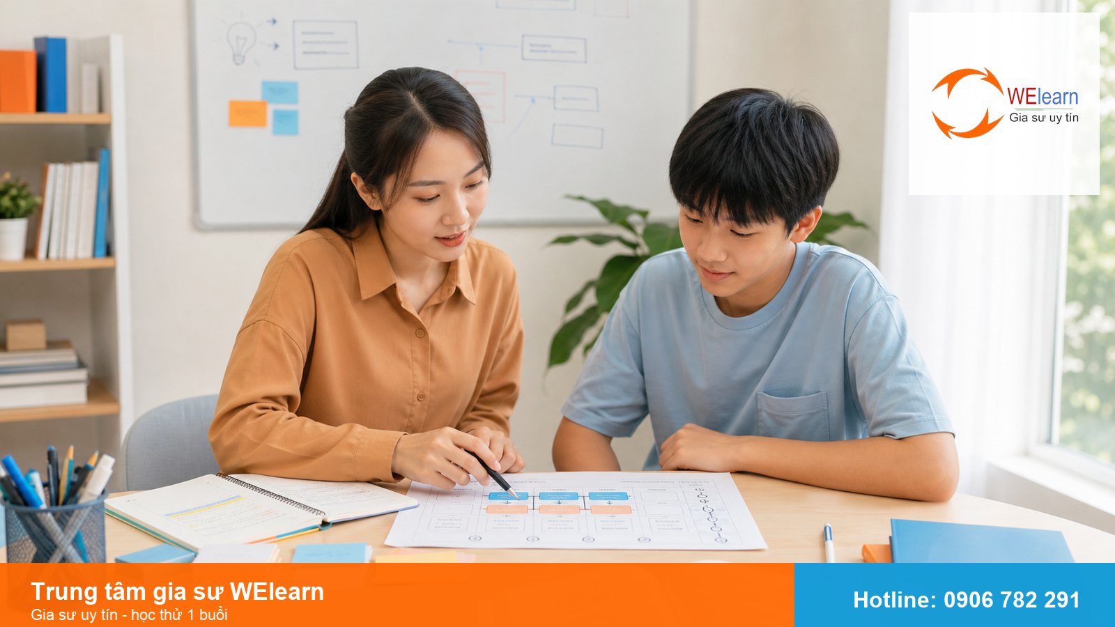 Gia sư WElearn lập lộ trình học tiếng Anh theo mục tiêu của học sinh