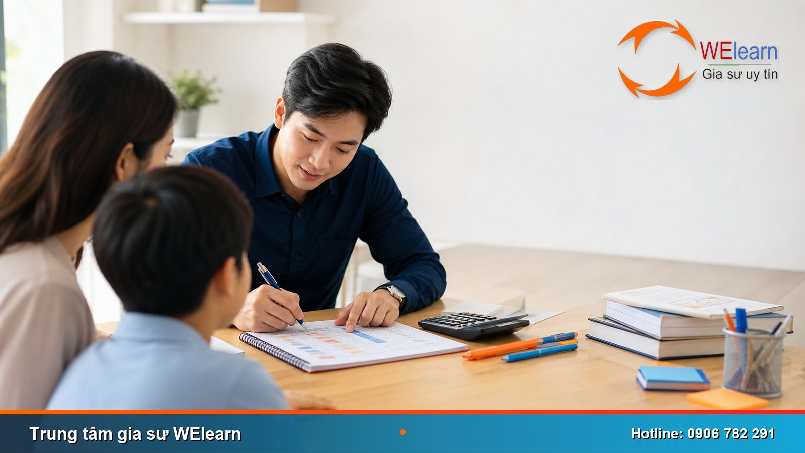 Gia sư WElearn lập kế hoạch học 1 kèm 1 theo lớp học và mục tiêu của học sinh