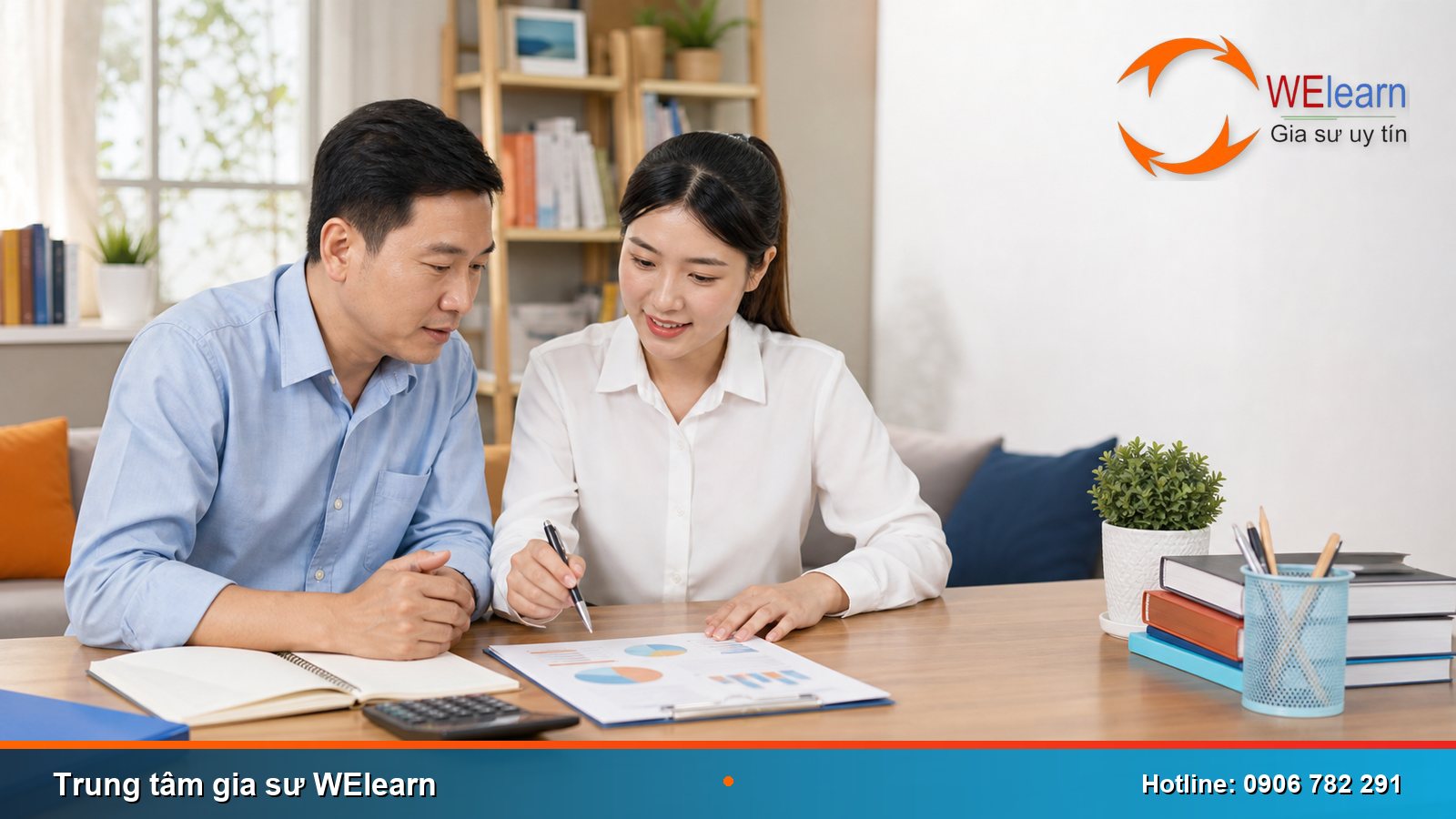 Gia sư WElearn tư vấn học phí 1 kèm 1 theo lớp học và mục tiêu của học sinh